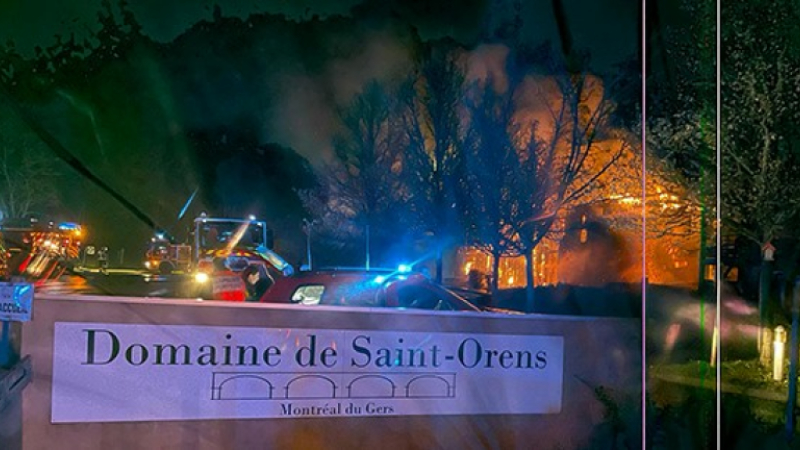 Important incendie au centre Saint Orens