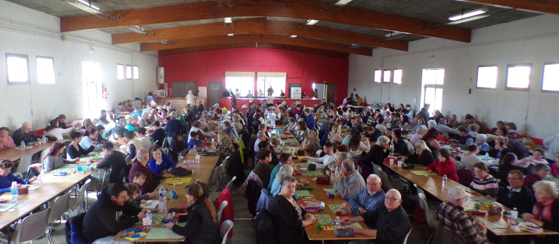 Quel succès !! Le loto de Saint-Clar a été une belle initiative de la part du Club "Bon accueil ".
