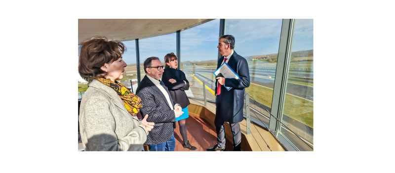 Le préfet du Gers visite le circuit Paul-Armagnac de Nogaro