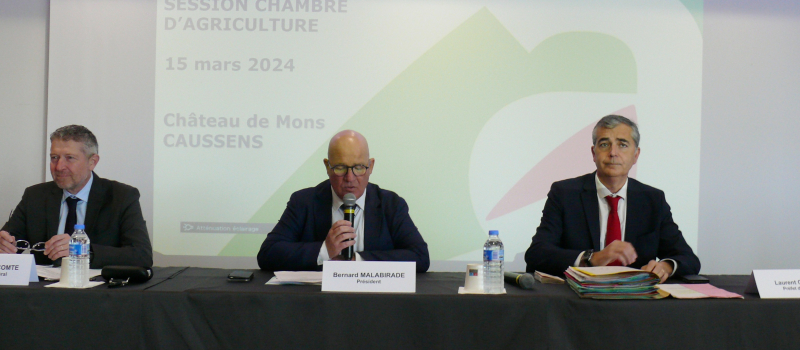 Session de la Chambre d'agriculture : des constats positifs mais aussi des inquiétudes