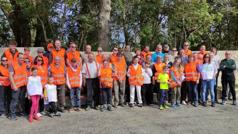 L' Opération  "J'aime la nature propre " initiée par la Fédération des chasseurs en collaboration avec les deux communes