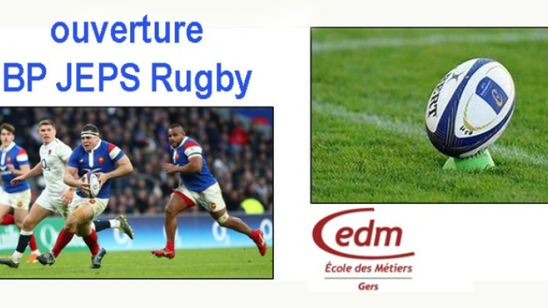 Un BP JEPS Rugby à XV en septembre 2024 à l’Ecole des Métiers du Gers