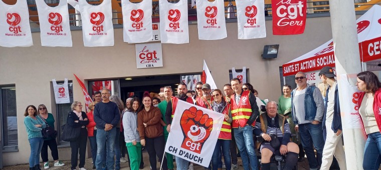 Le personnel de l'HEPAD Barguisseau en grève
