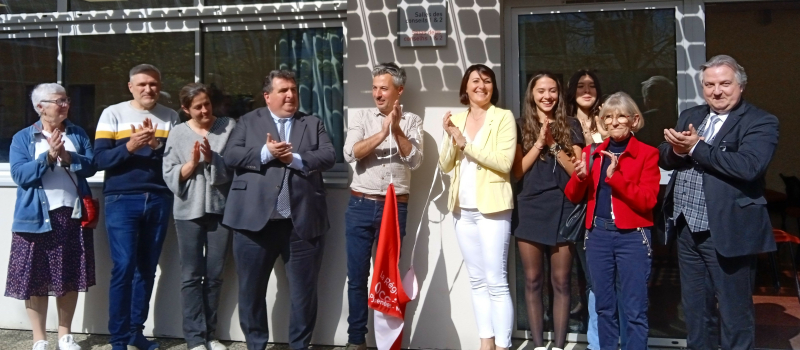 Signalétique bilingue intégrale du lycée Joseph Saverne