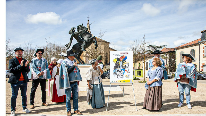 Lupiac: «Vignoble en fête» et affiche du Festival d'Artagnan le 24 mars 2024