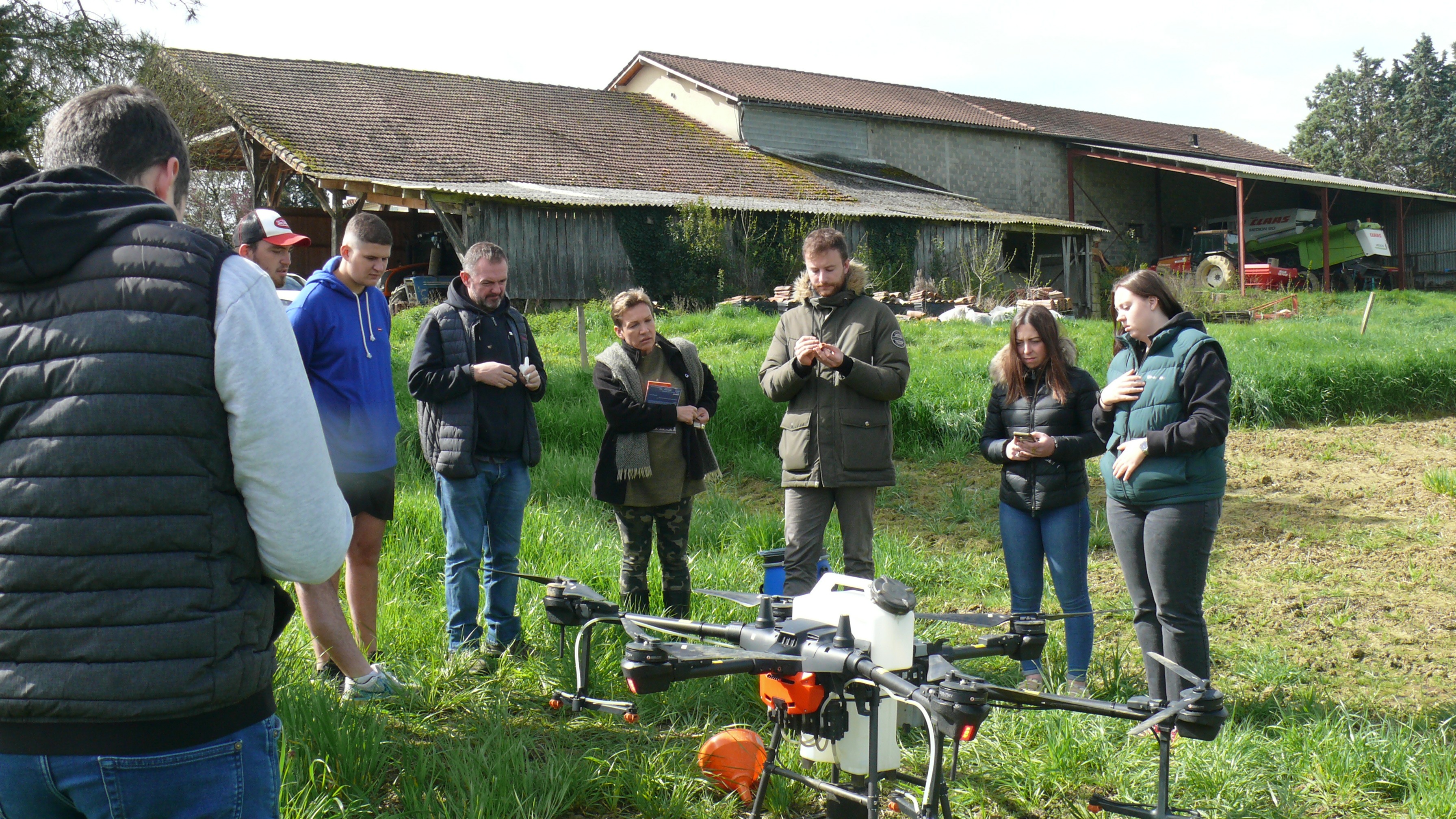 Le drone a été une attraction de la journée "L'Irremplaçable".