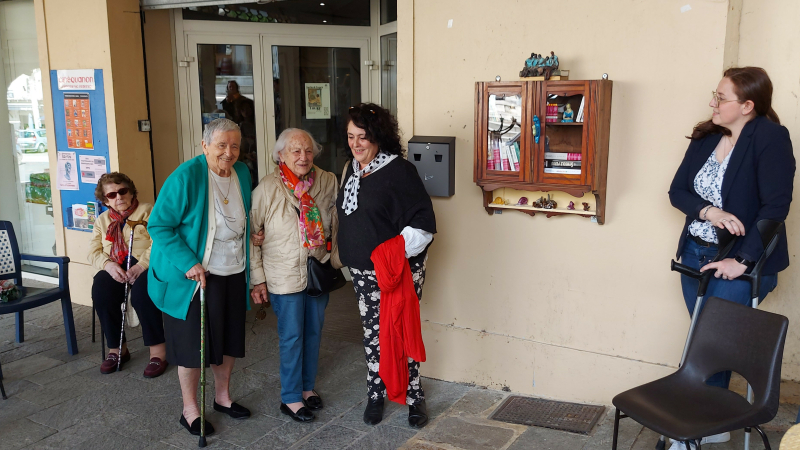La boîte à livres a été inaugurée !