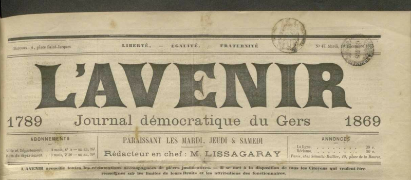 La presse gersoise ancienne disponible en ligne