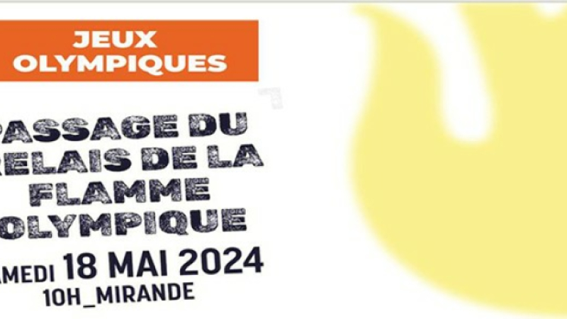 La flamme passe par la sous préfecture