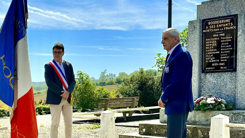 Les anciens combattants à Roquebrune