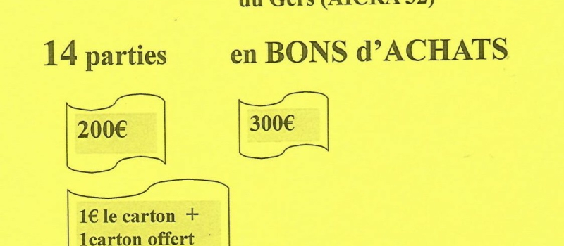 Loto des retraités agricoles