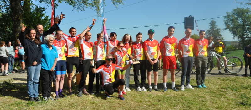 Championnat régional de VTT  : belle réussite de la journée !