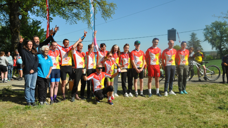 Championnat régional de VTT  : belle réussite de la journée !