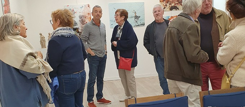 Vernissage à la galerie "L' Arcade " à Saint-Clar, une première pour la photographie...