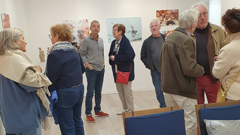 Vernissage à la galerie "L' Arcade " à Saint-Clar, une première pour la photographie...