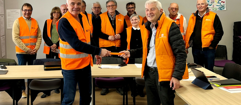 Changement de Président à la Banque Alimentaire du Gers