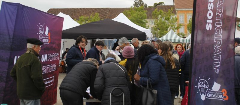 Marciac accueillait l’urne du budget participatif gersois
