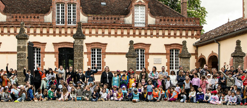 Perchède: Écofête junior au château de Pesquidoux