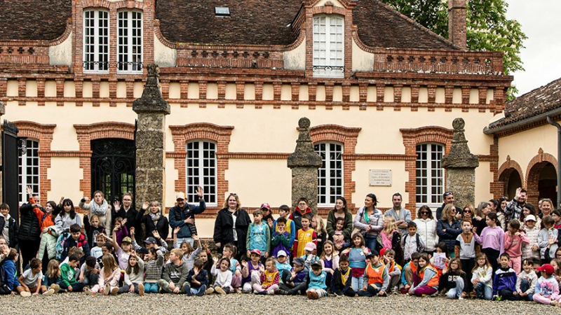 Perchède: Écofête junior au château de Pesquidoux