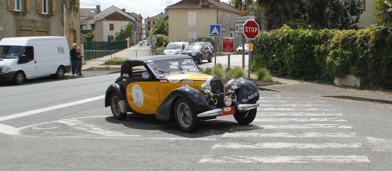 A Miélan, sur la route du Tour de France Auto