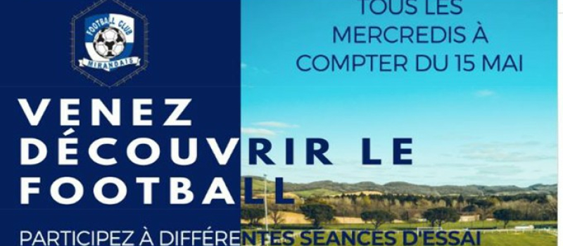 fcm de l'initiation gratuite au football
