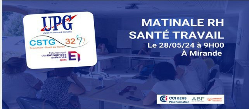 Matinale RH Santé-Travail –