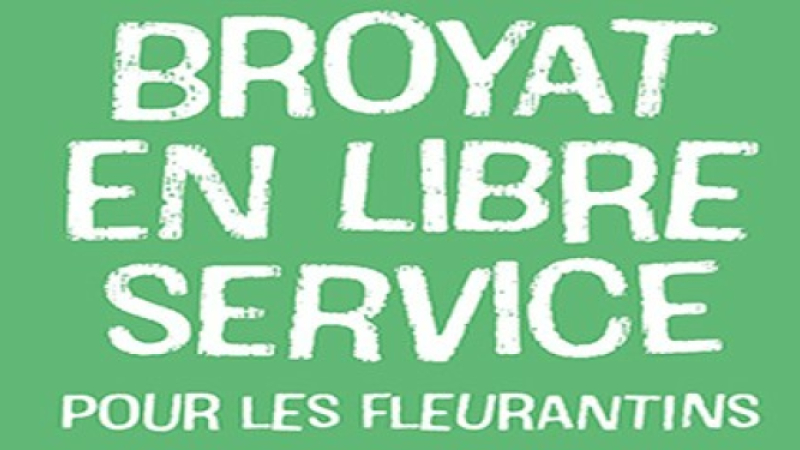 Du broyat pour vos jardin