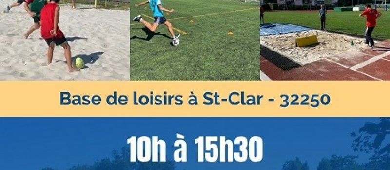 La Flamme du Sport adapté le 15/05/ 2024 à la Base de Loisirs de Saint-Clar.