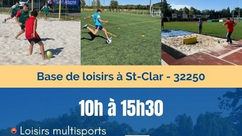 La Flamme du Sport adapté le 15/05/ 2024 à la Base de Loisirs de Saint-Clar.