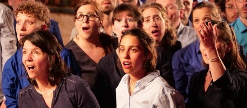 Concert "Infinity" 35 chanteurs a Capella - Conférence vocale - à l'église de Mauvezin
