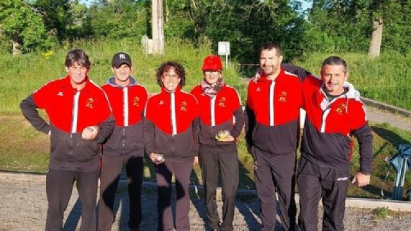 Championnat du Gers triplette mixte.