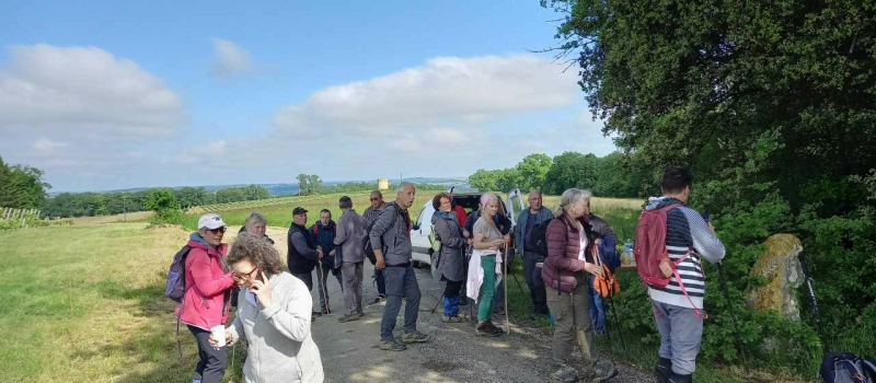 Randonneurs des coteaux de Lagardère : randonnée à Masencôme