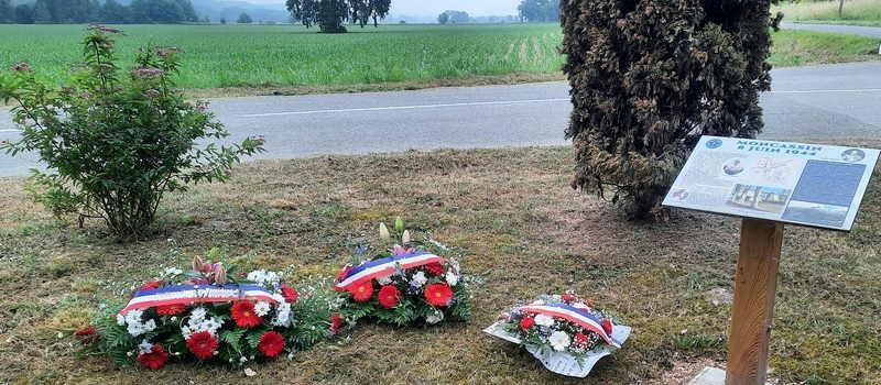 Cérémonie de commémoration du 80ème anniversaire de l'accrochage de Moncassin