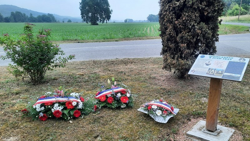 Cérémonie de commémoration du 80ème anniversaire de l'accrochage de Moncassin