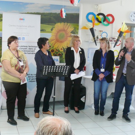 Hôpital d'Auch : inauguration de l'Unité Cognitivo-Comportementale aux "Jardins d'Automne" de la Ribère