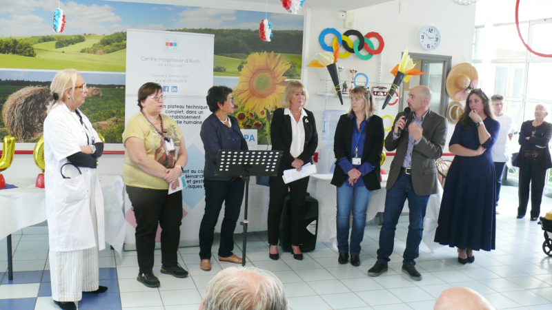 Hôpital d'Auch : inauguration de l'Unité Cognitivo-Comportementale aux "Jardins d'Automne" de la Ribère