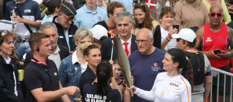 Les Condomois ont montré beaucoup de ferveur pour les animations et le passage de la flamme olympique