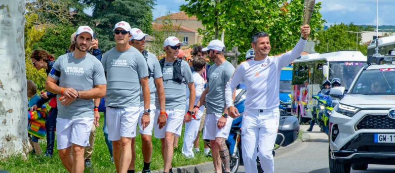 Une journée réussie pour le passage de la Flamme Olympique