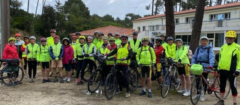 Le CRSA , section cyclisme, en séjour sportif sur la côte de Beauté