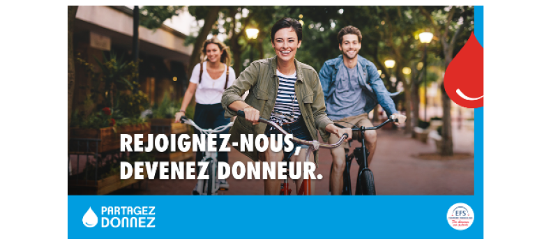 En juin, je sauve des vies, je donne mon sang !