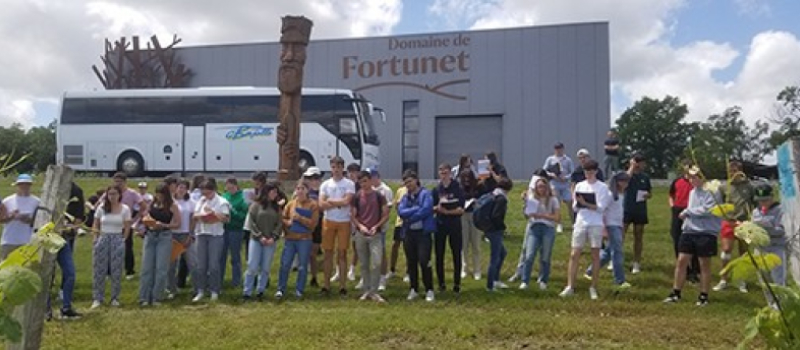 Les élèves de Beaulieu en voyage scolaire dans les Landes!