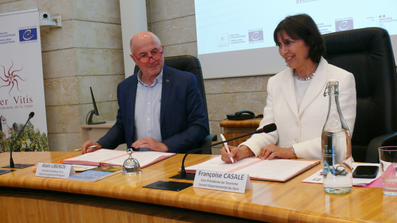 Le Département du Gers conforte ses liens touristiques et culturels autour de "La route européenne  d'Artagnan"