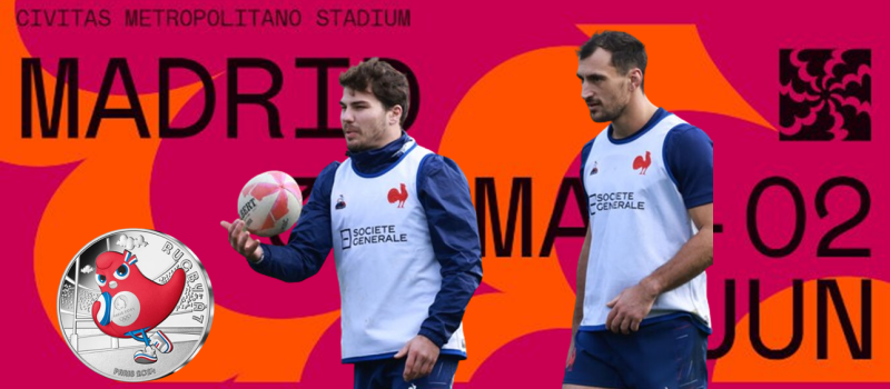 Ce dimanche : Les Françaises et les Français sont en ½ finales du tournoi de Madrid en rugby à7