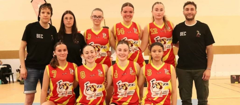 Les cadettes championnes régionales