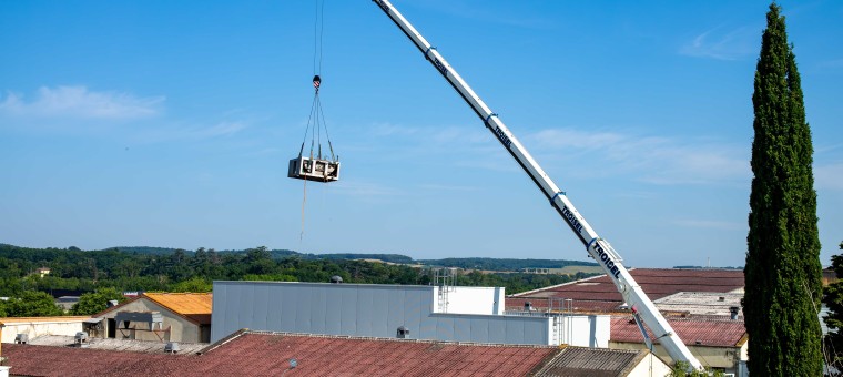 Abattoir : les travaux d’aménagement de  la future chaîne d’abattage ont commencé