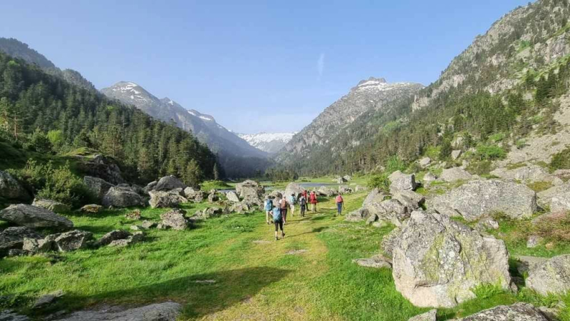 Dans les Pyrenées avec la Marmotte Gersoise