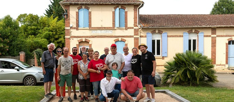 Inauguration du boulodrome à Termes d'Armagnac