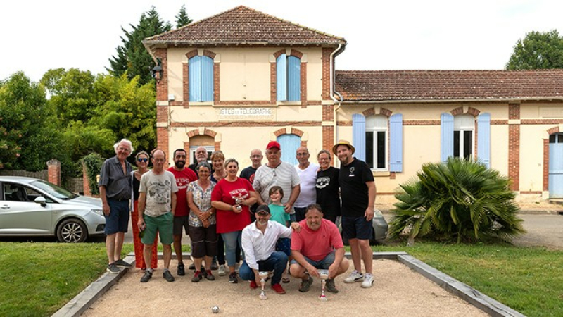 Inauguration du boulodrome à Termes d'Armagnac