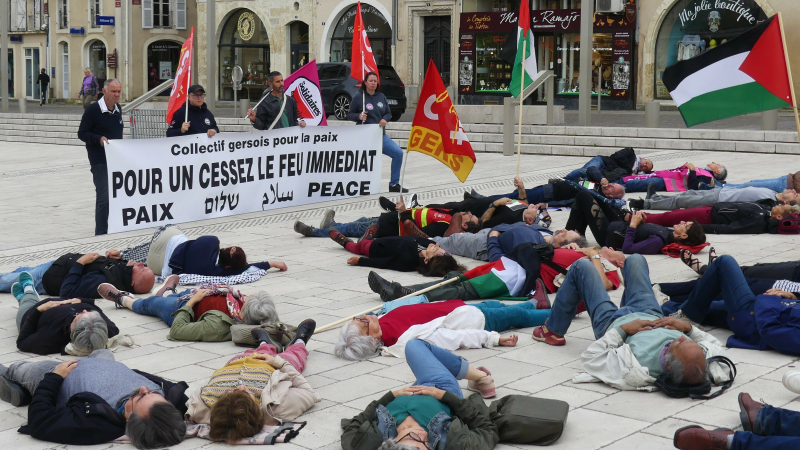 Pour le cessez le feu immédiat à Gaza,