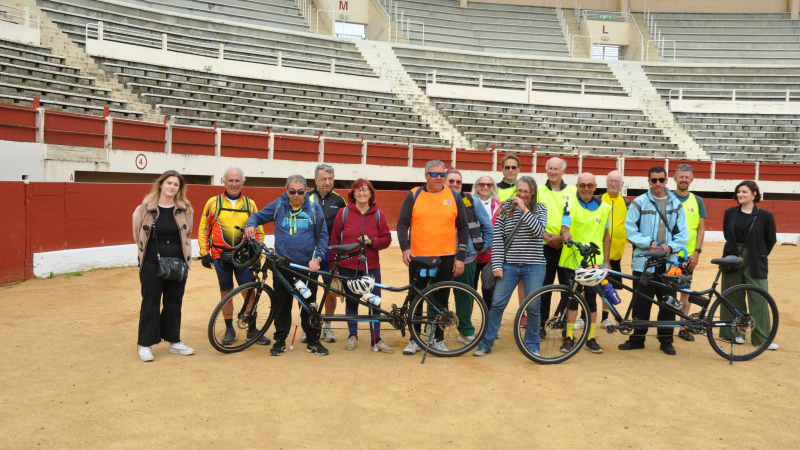 L'association ariégeoise "Pourquoi pas moi" visite le Gers en tandem !